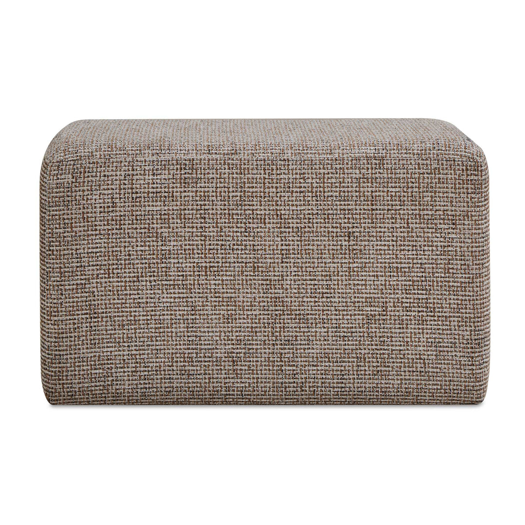 Kelce Woven Checkered Ottoman