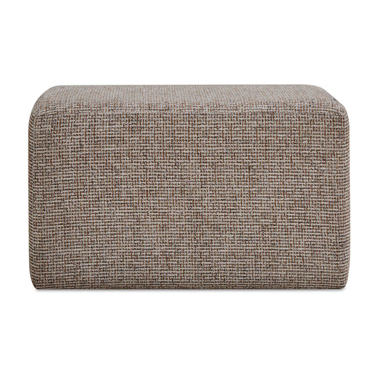 Kelce Woven Checkered Ottoman