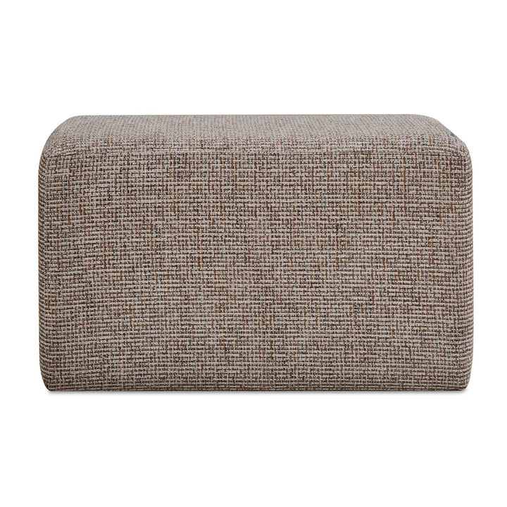 Kelce Woven Checkered Ottoman