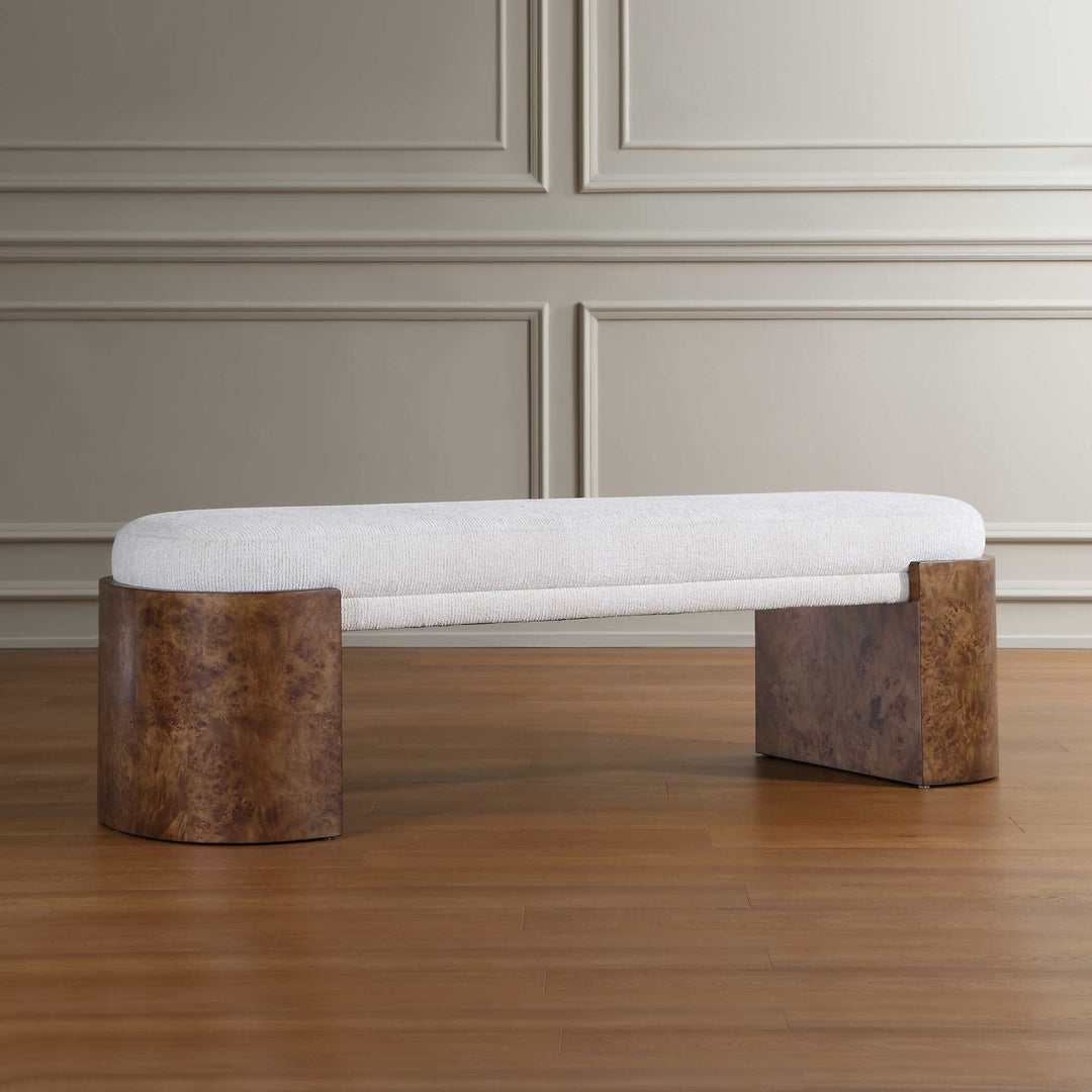 Thorian Off-White Bench