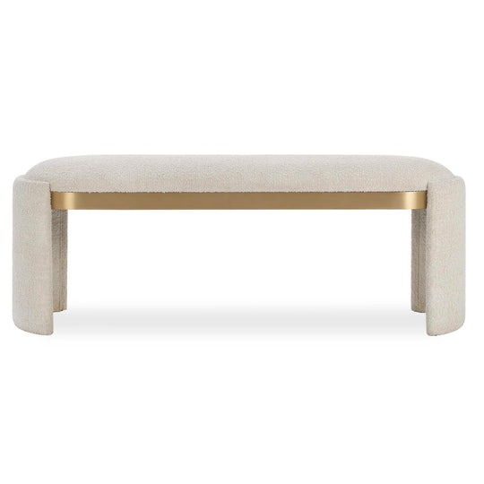 Serena Bone White Bench