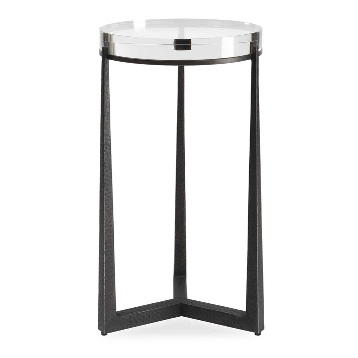 Midas Dark Bronze Round Accent Table