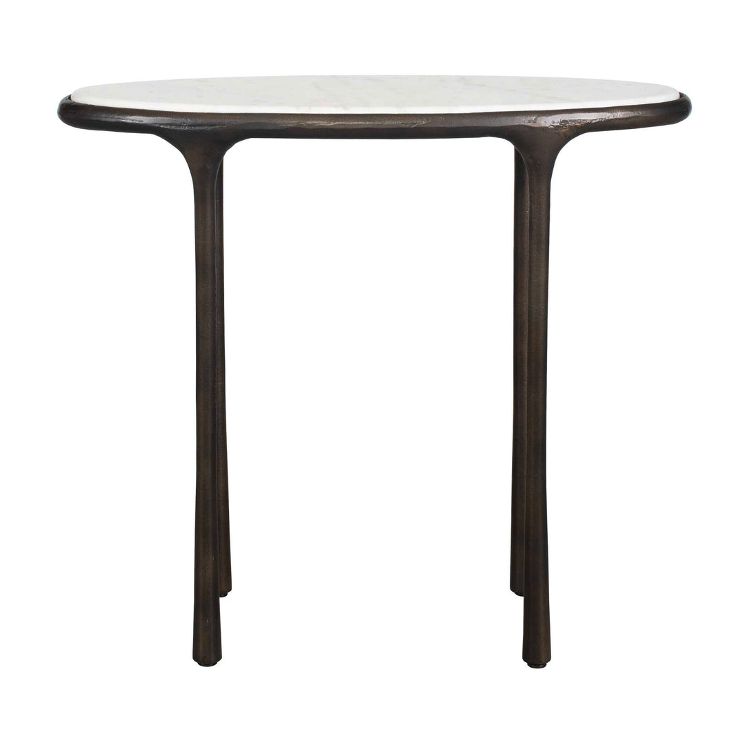 Ata Dark Bronze Accent Table
