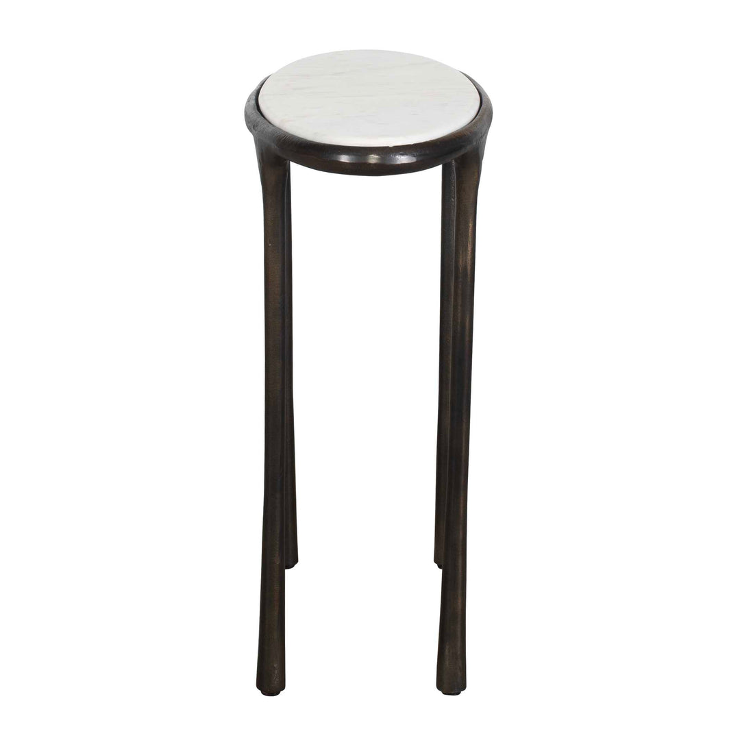 Ata Dark Bronze Accent Table