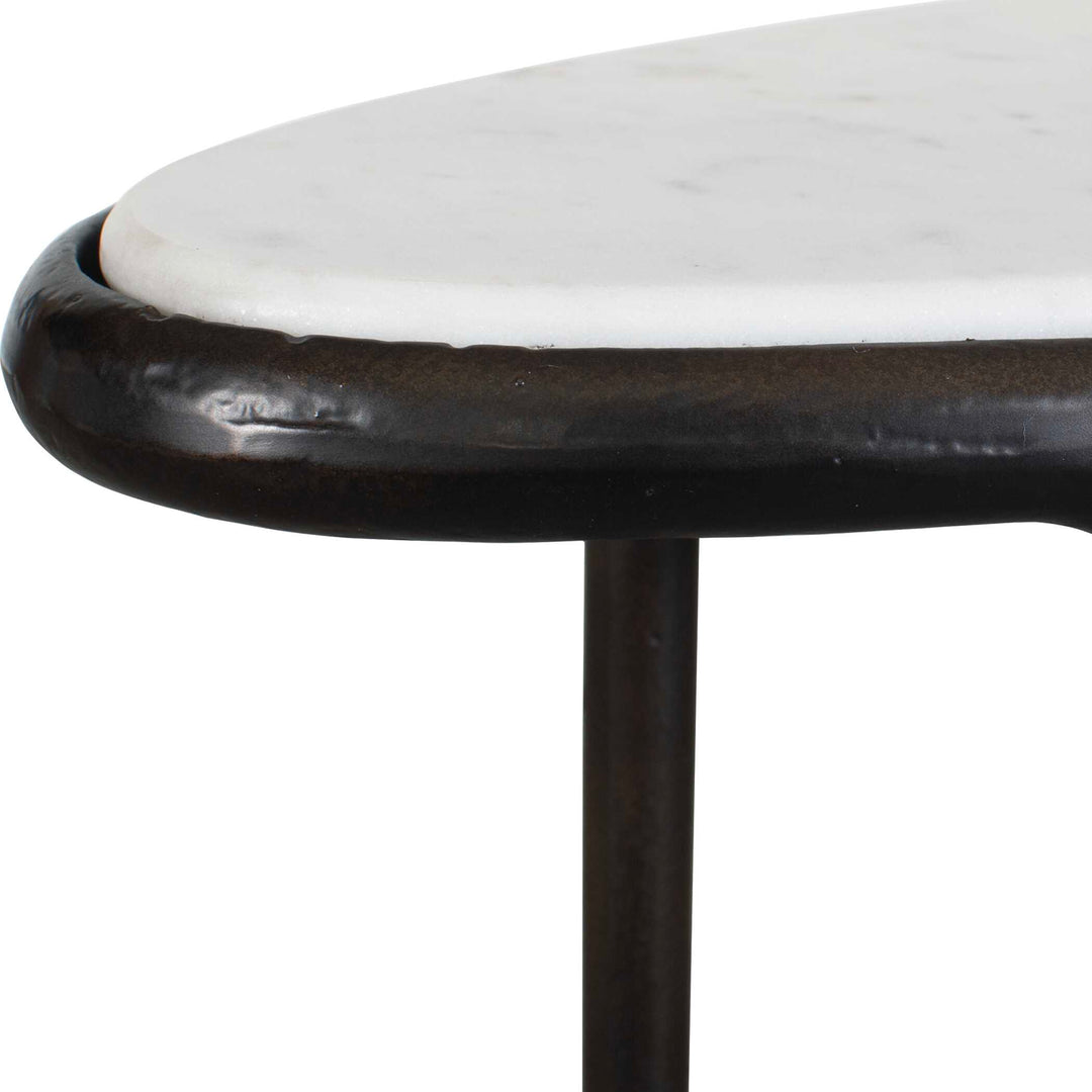 Ata Dark Bronze Accent Table
