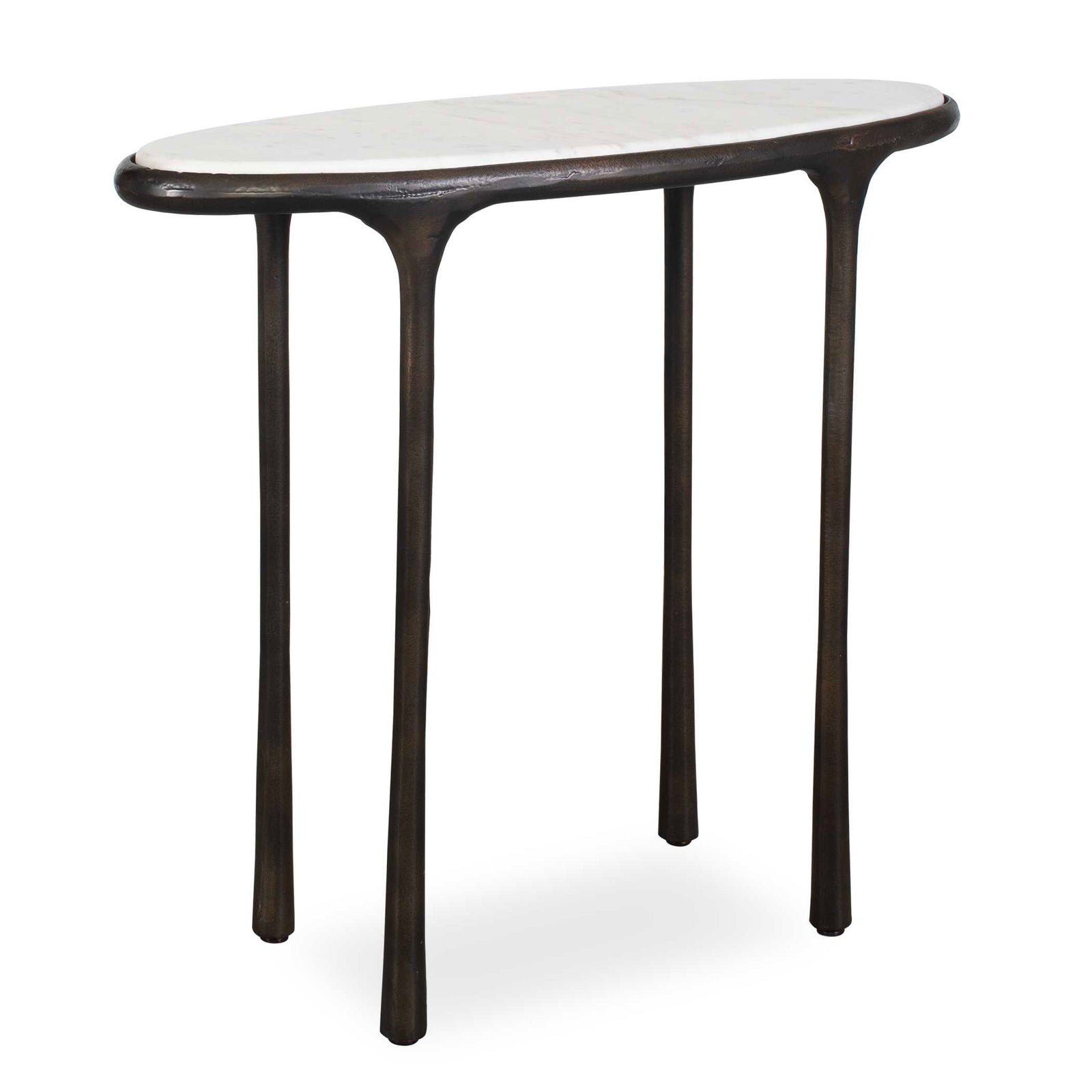 Ata Dark Bronze Accent Table