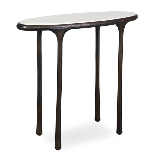 Ata Dark Bronze Accent Table
