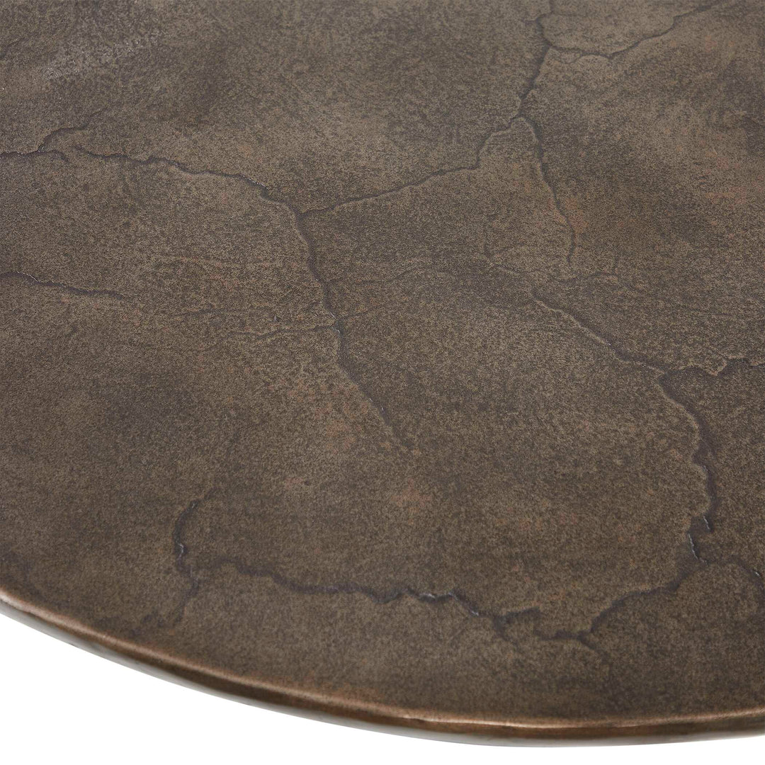 Madrone Indoor-Outdoor Bronze Bistro Table