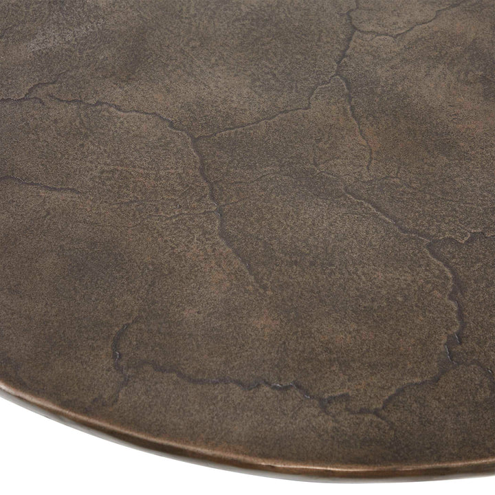 Madrone Indoor-Outdoor Bronze Bistro Table