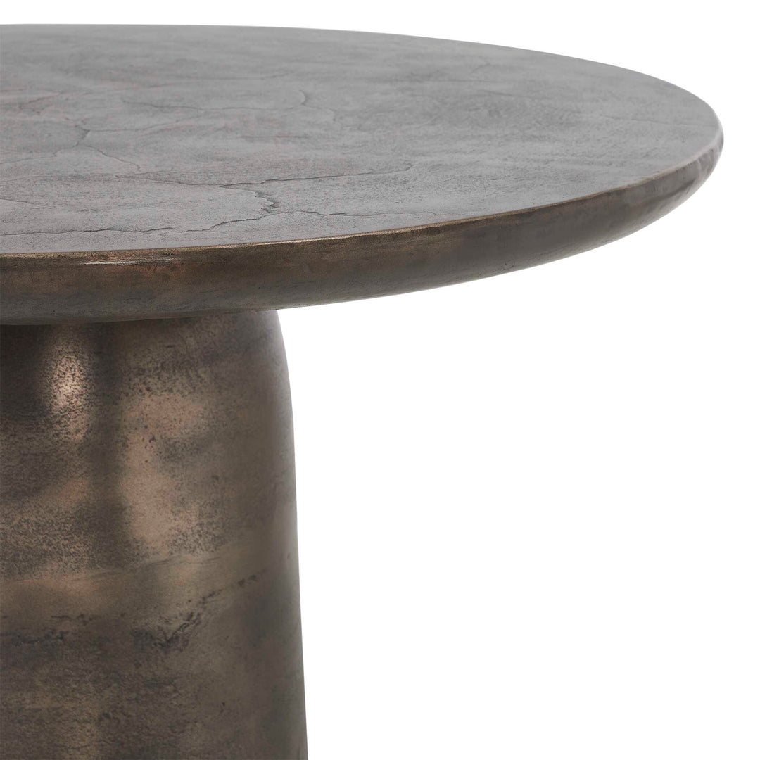 Madrone Indoor-Outdoor Bronze Bistro Table