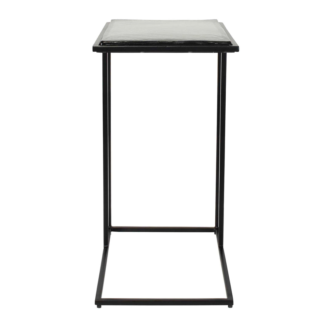 Mateo Glass Top Accent Table