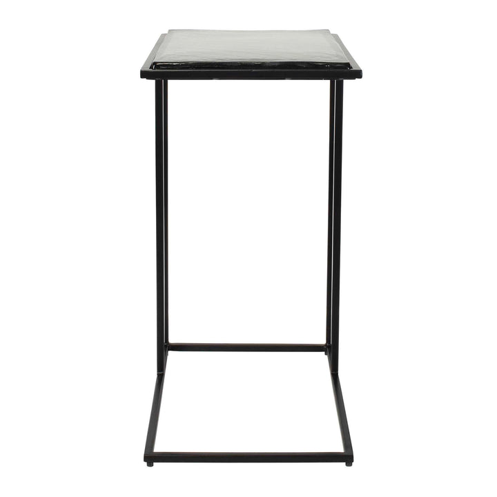 Mateo Glass Top Accent Table