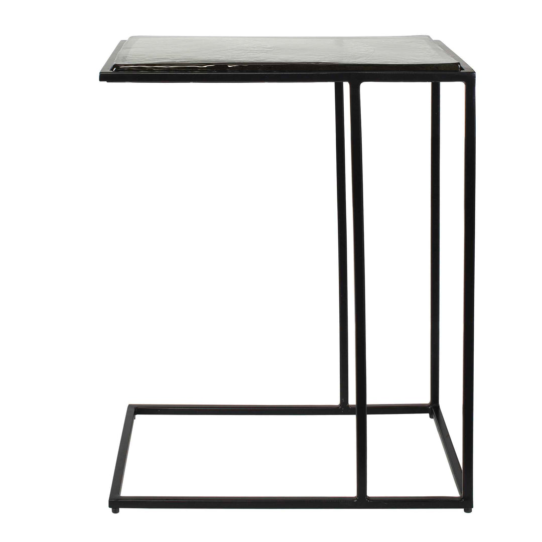Mateo Glass Top Accent Table