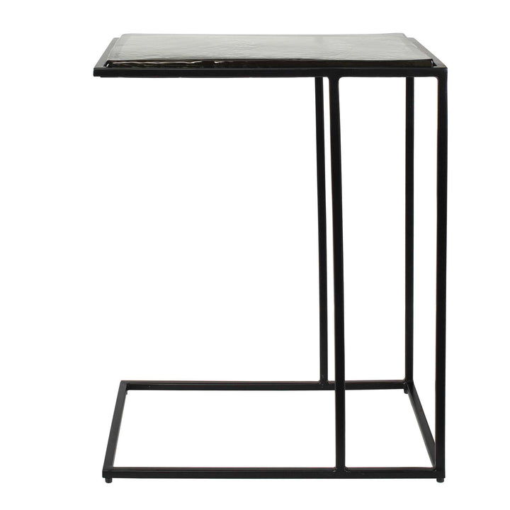 Mateo Glass Top Accent Table