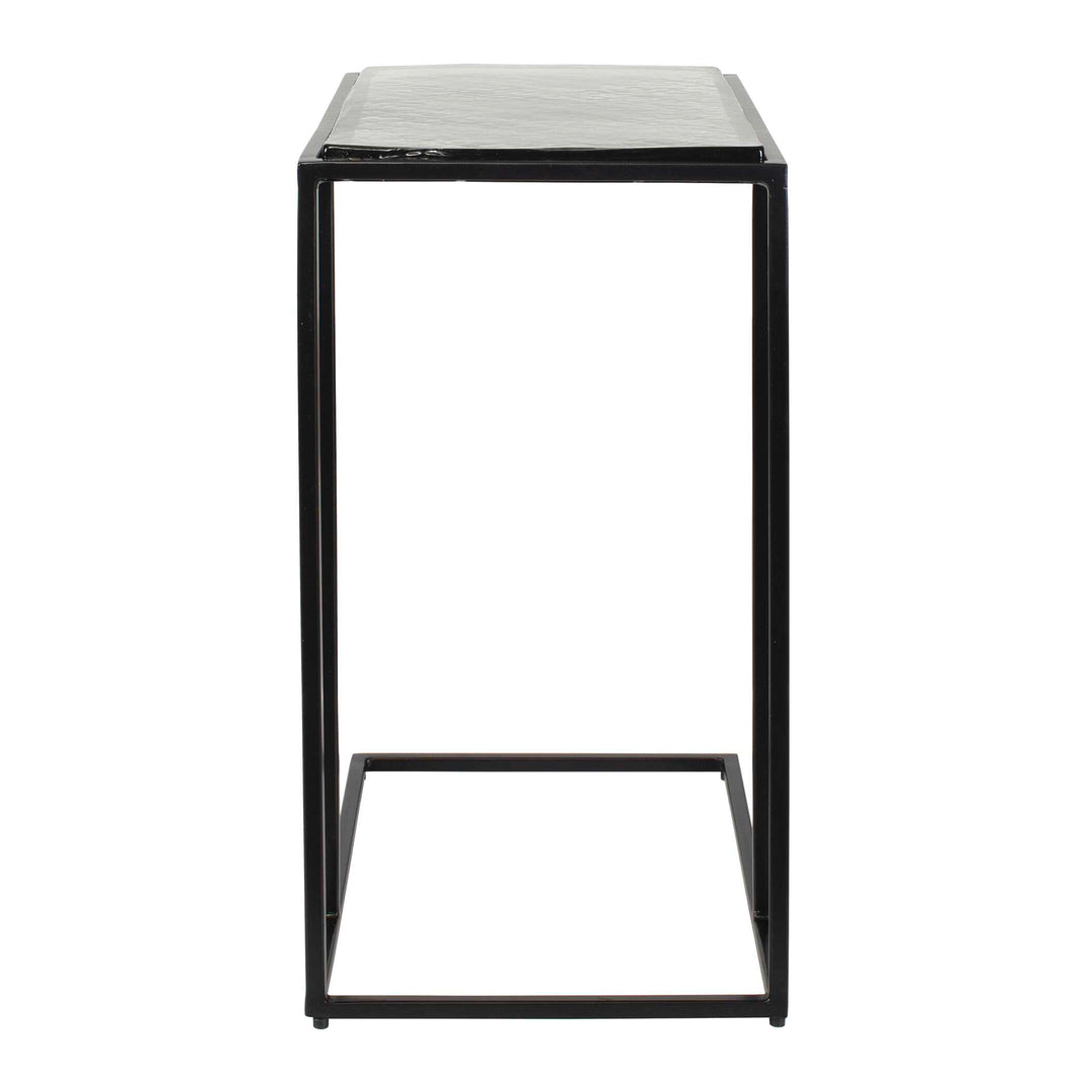Mateo Glass Top Accent Table