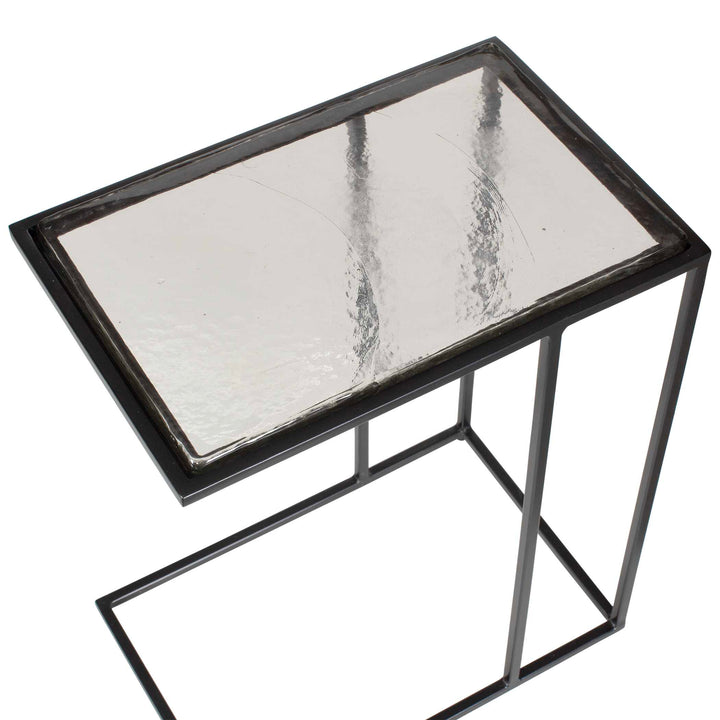 Mateo Glass Top Accent Table