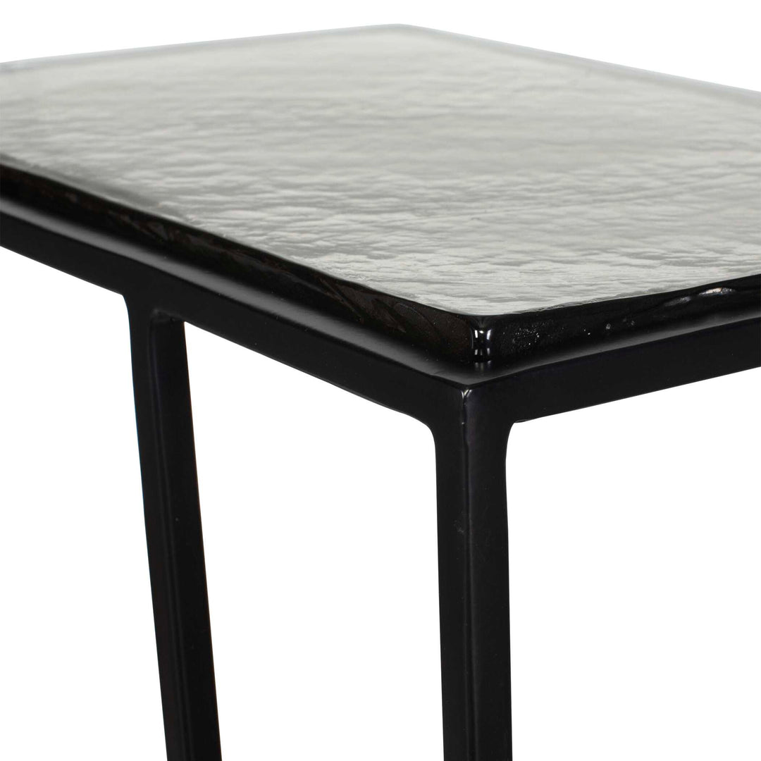 Mateo Glass Top Accent Table