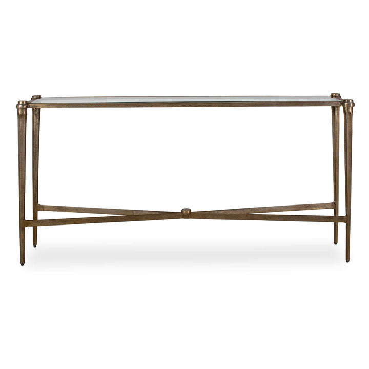 Amara Antique Brass Console Table