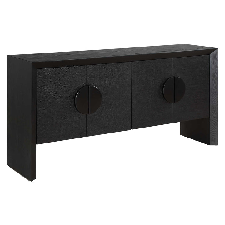 Williams Black 4 Door Cabinet