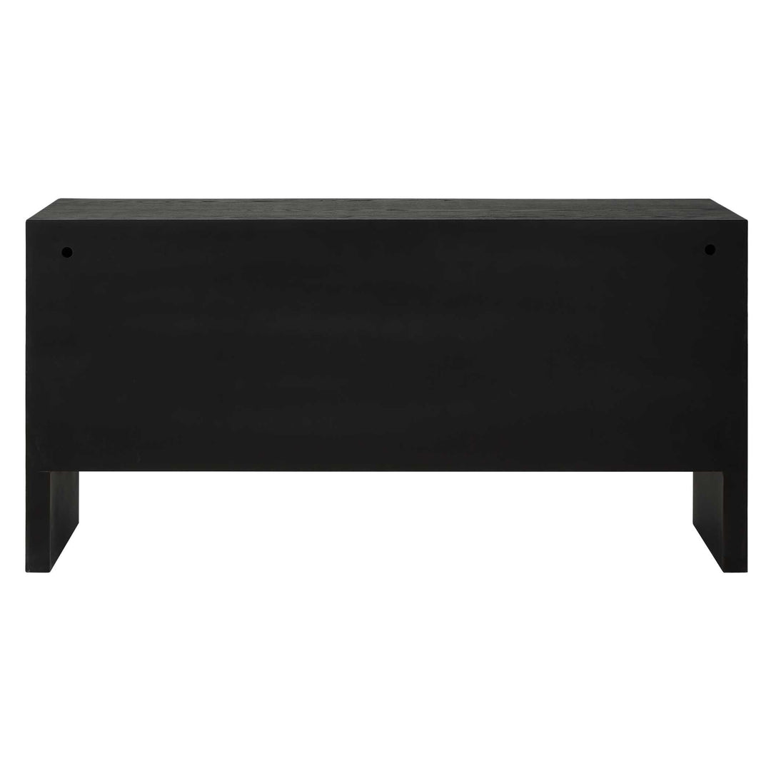 Williams Black 4 Door Cabinet