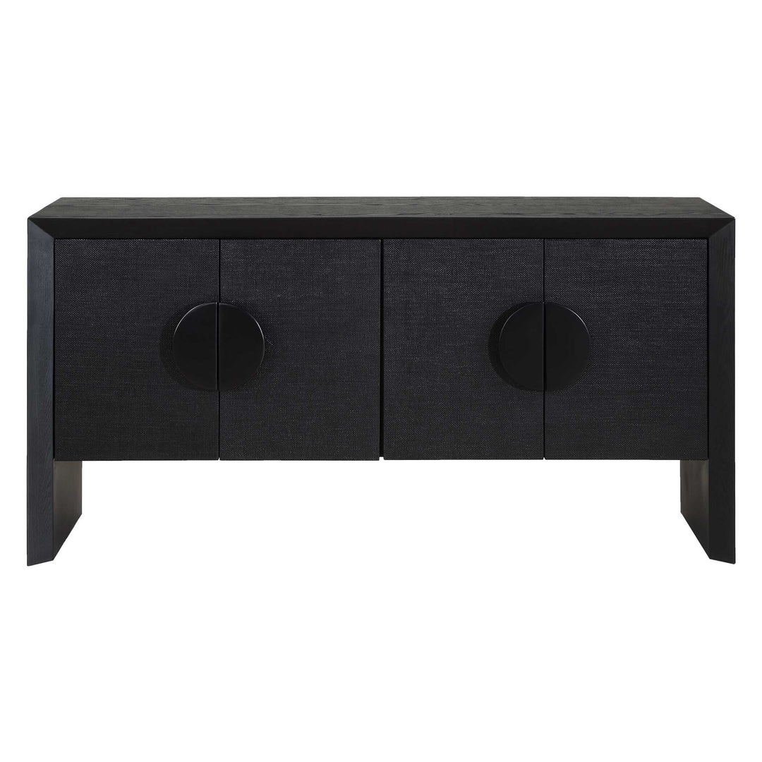 Williams Black 4 Door Cabinet