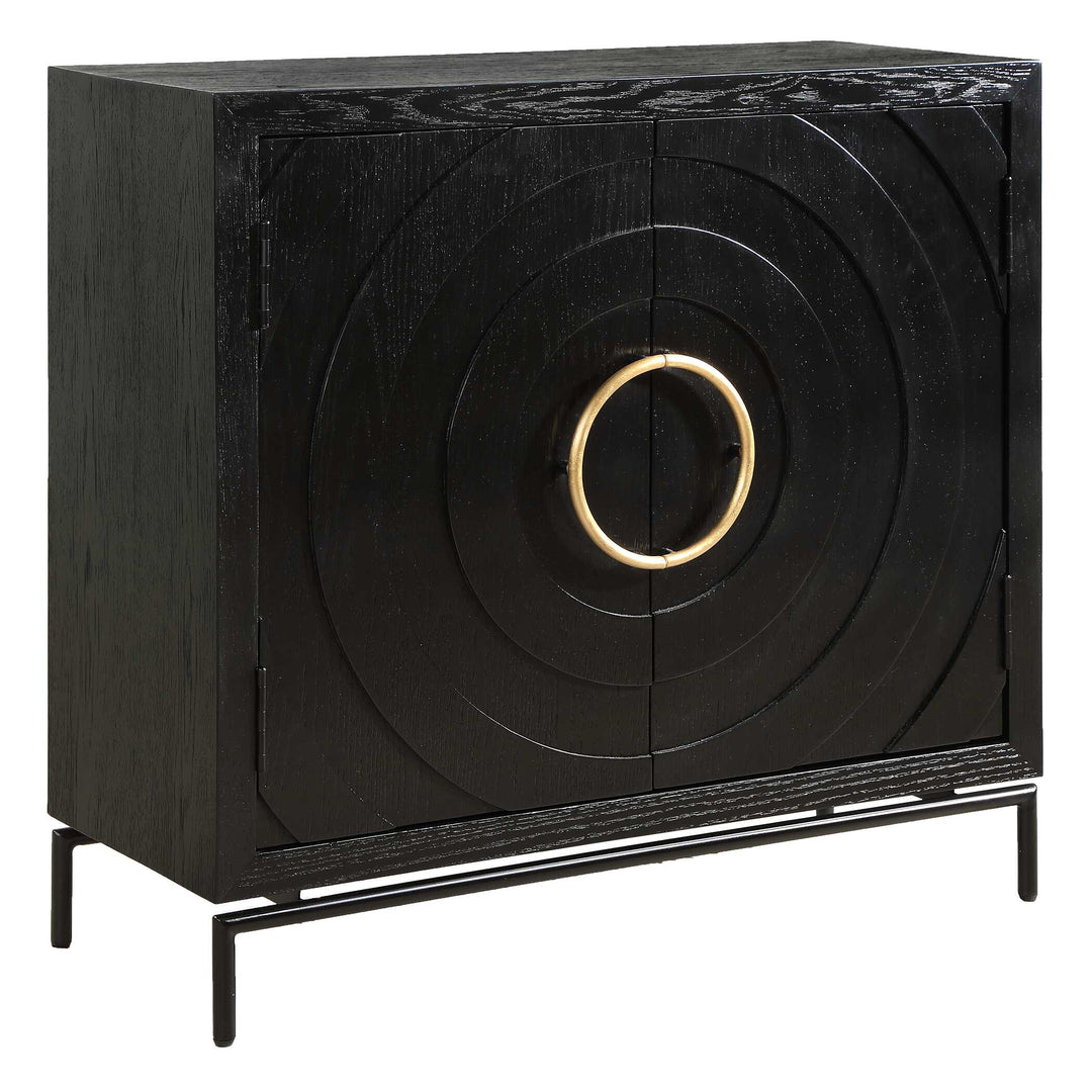 Briseis Black 2 Door Cabinet