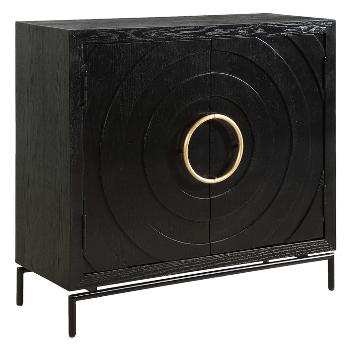 Briseis Black 2 Door Cabinet