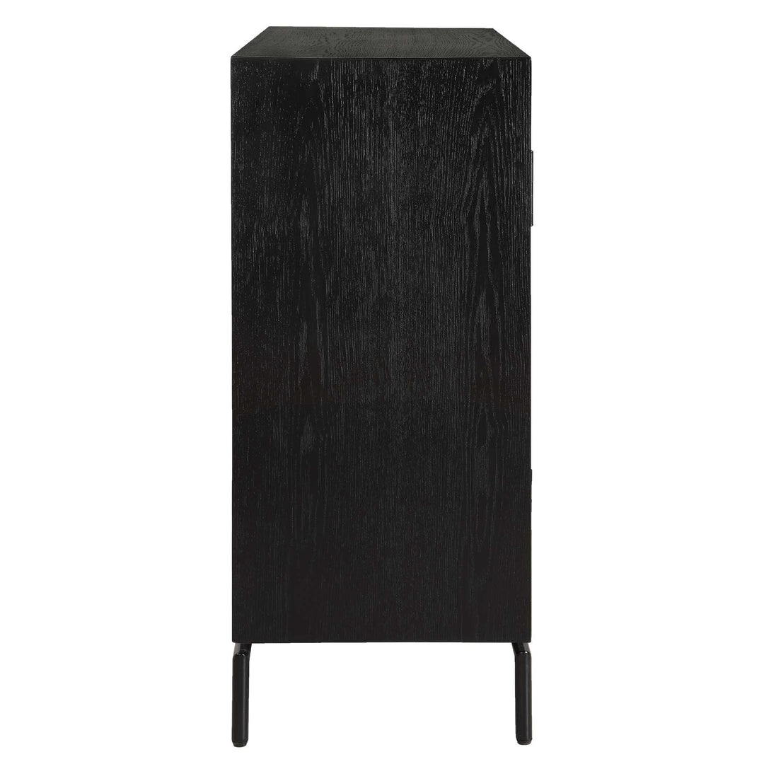 Briseis Black 2 Door Cabinet