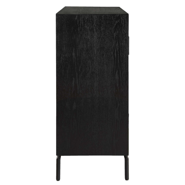 Briseis Black 2 Door Cabinet