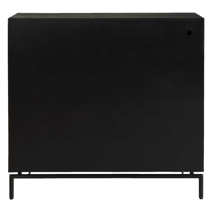 Briseis Black 2 Door Cabinet