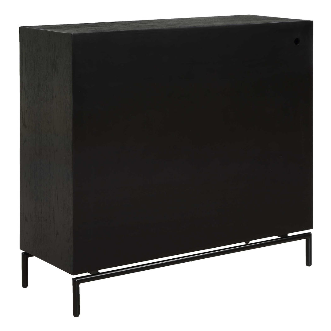 Briseis Black 2 Door Cabinet