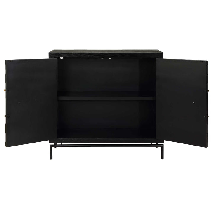 Briseis Black 2 Door Cabinet