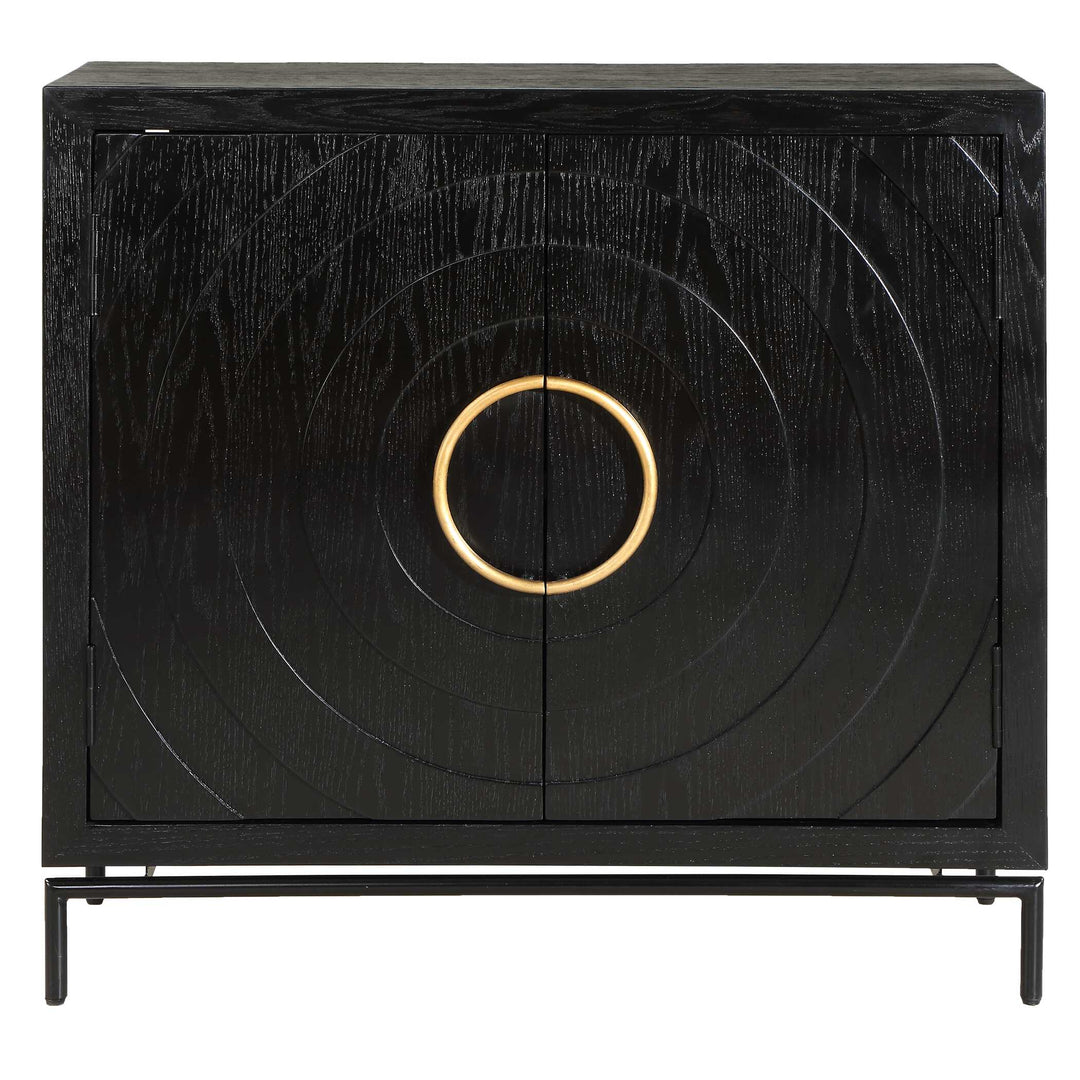 Briseis Black 2 Door Cabinet