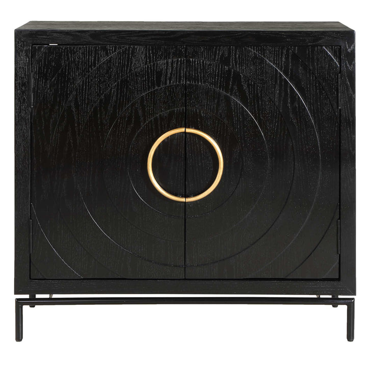 Briseis Black 2 Door Cabinet