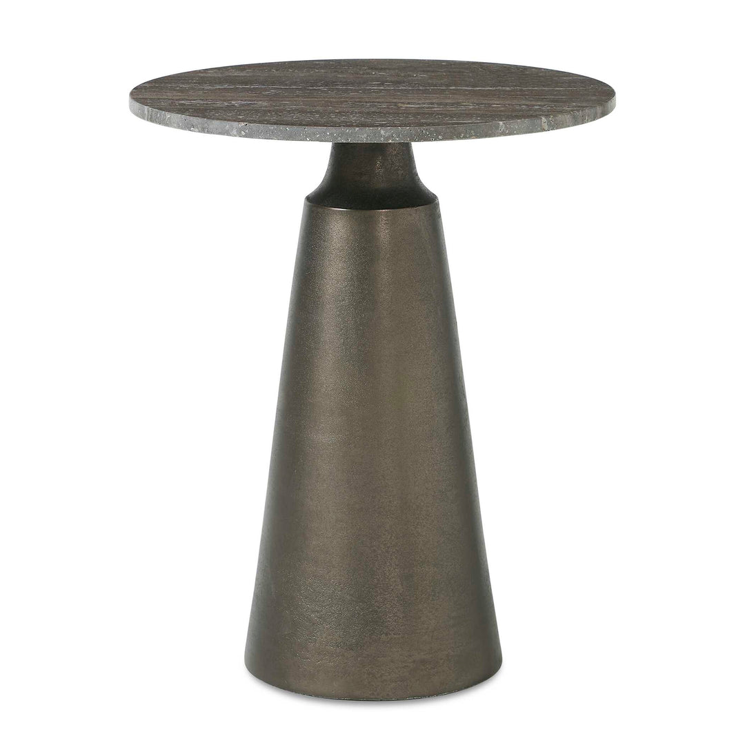 Midsummer Indoor-Outdoor Bronze Accent Table