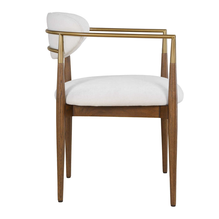 Moxie Walnut Dining Arm Chair
