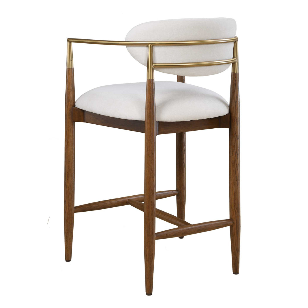 Moxie Walnut Counter Stool