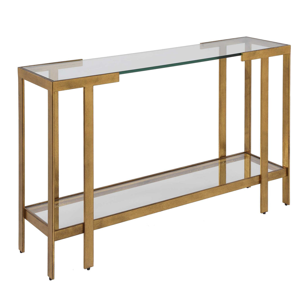 Kendrick Glass Console Table