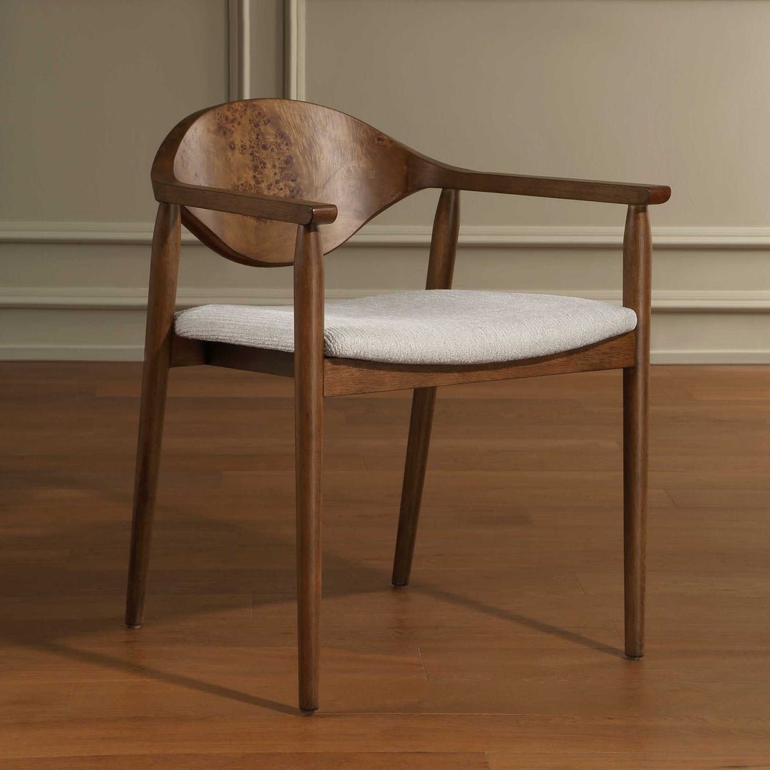 Augusta Burl Dining Chair