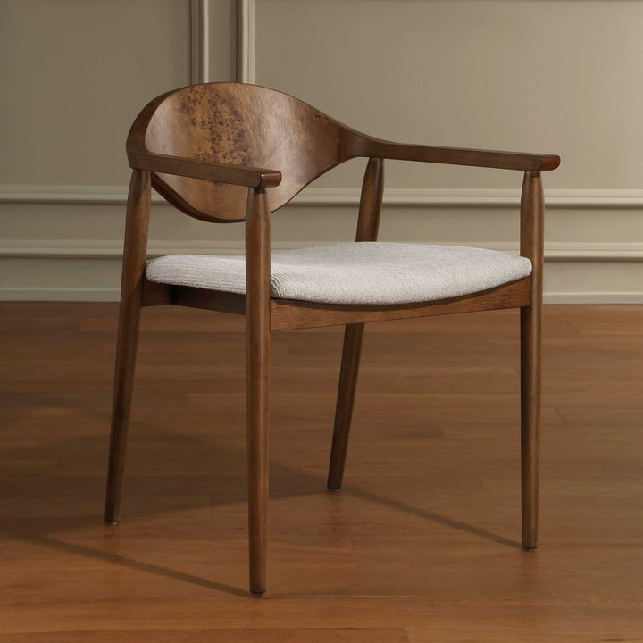 Augusta Burl Dining Chair