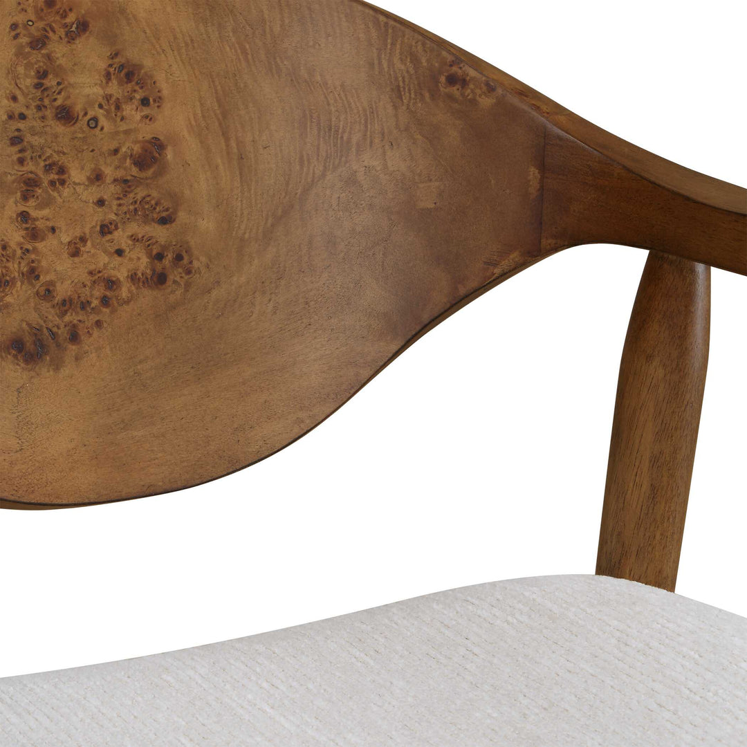 Augusta Burl Dining Chair