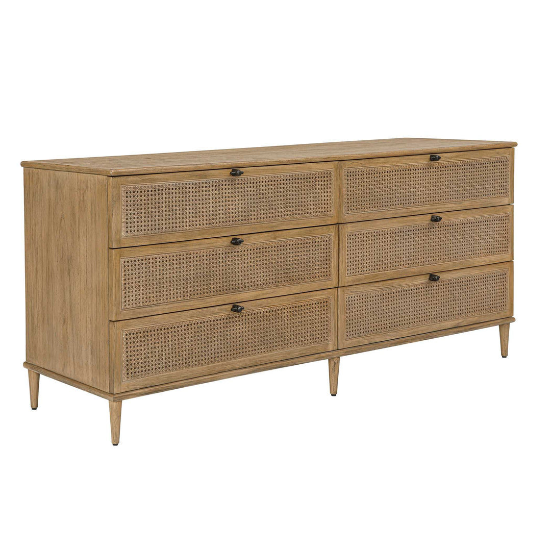 Coast 6 Drawer Rattan Chest