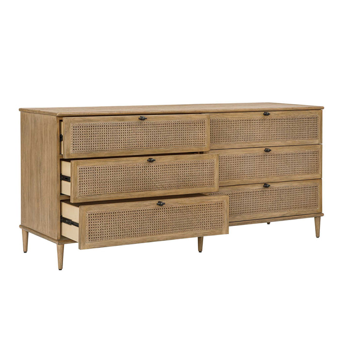 Coast 6 Drawer Rattan Chest