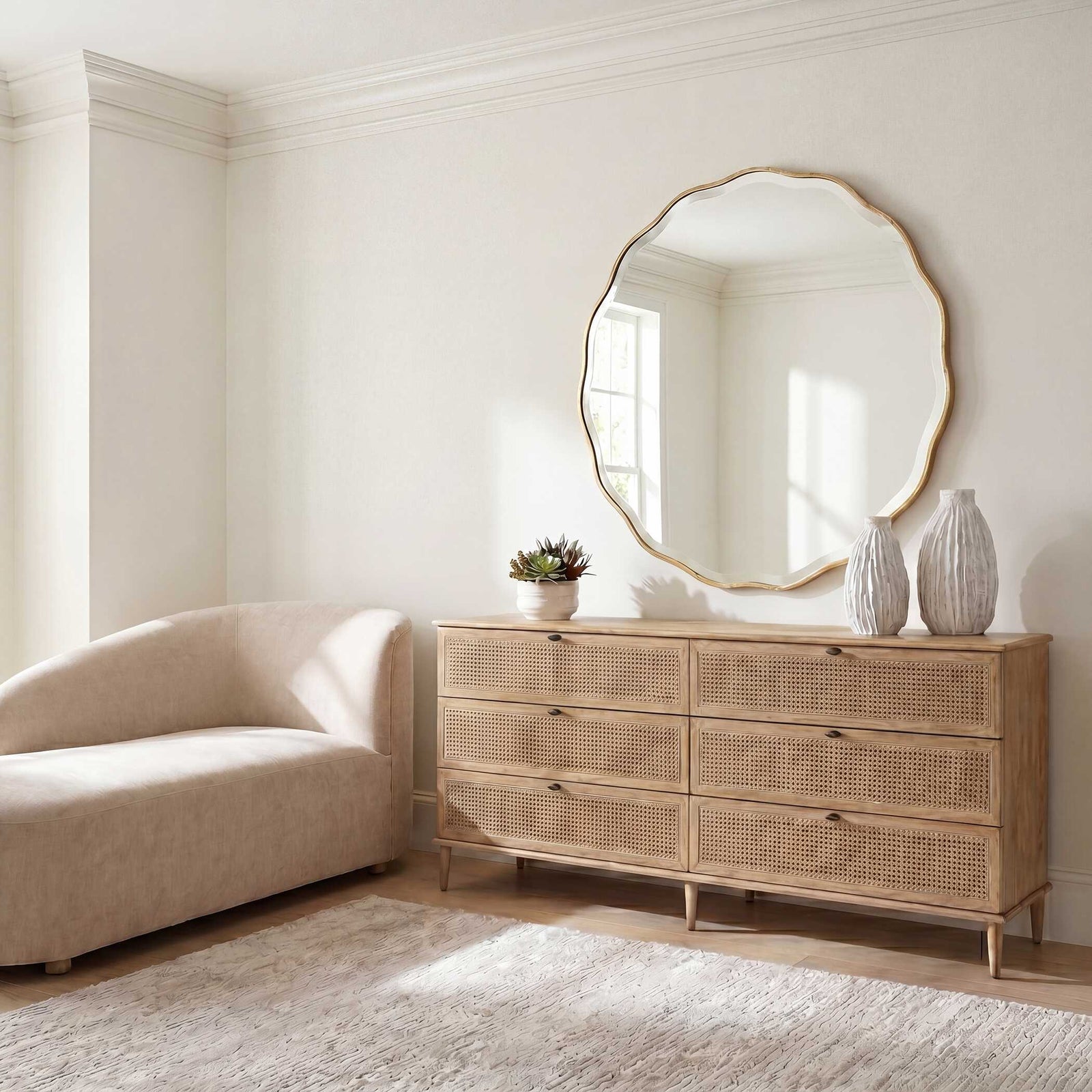 Coast 6 Drawer Rattan Chest