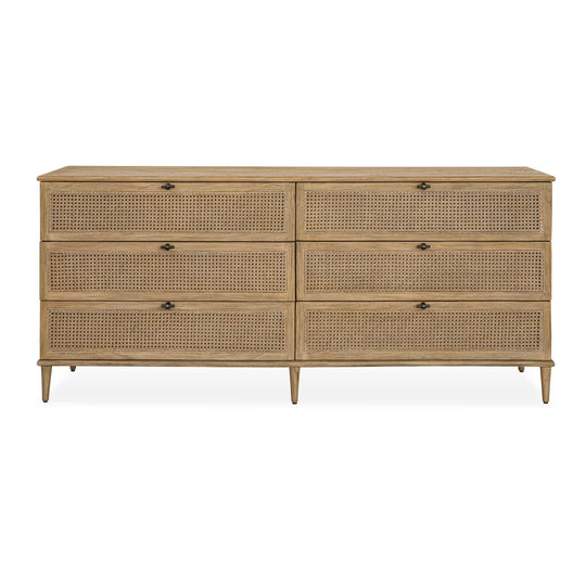 Coast 6 Drawer Rattan Chest
