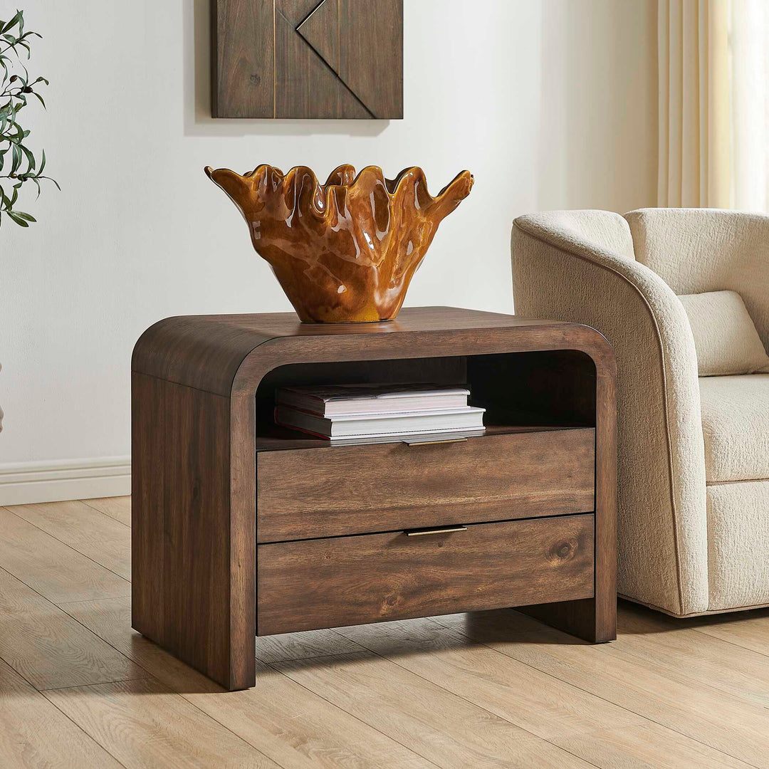 Decatur Dark Walnut Side Table