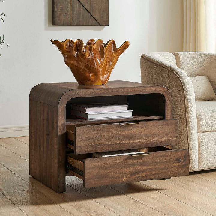 Decatur Dark Walnut Side Table