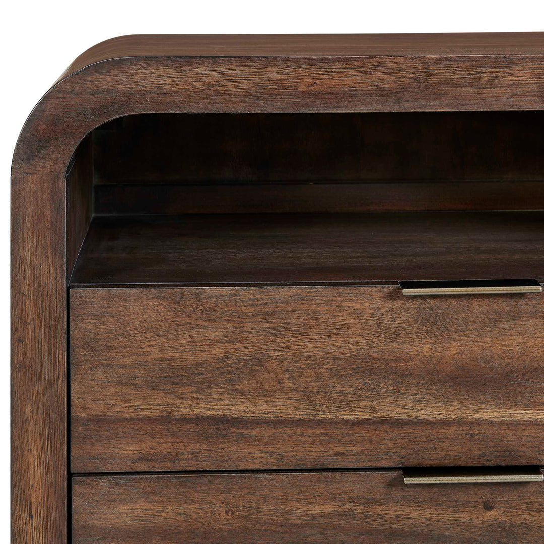Decatur Dark Walnut Side Table