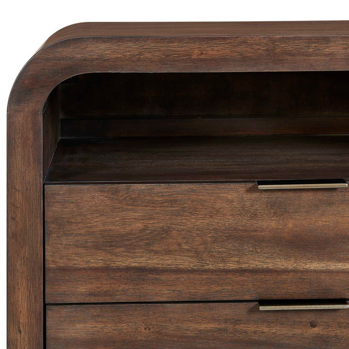 Decatur Dark Walnut Side Table