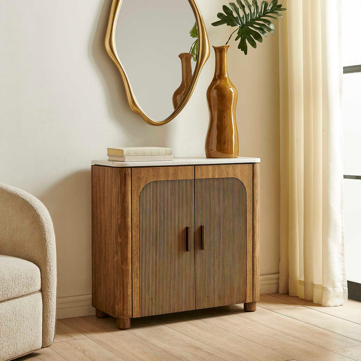 Mebarak Reeded 2 Door Cabinet